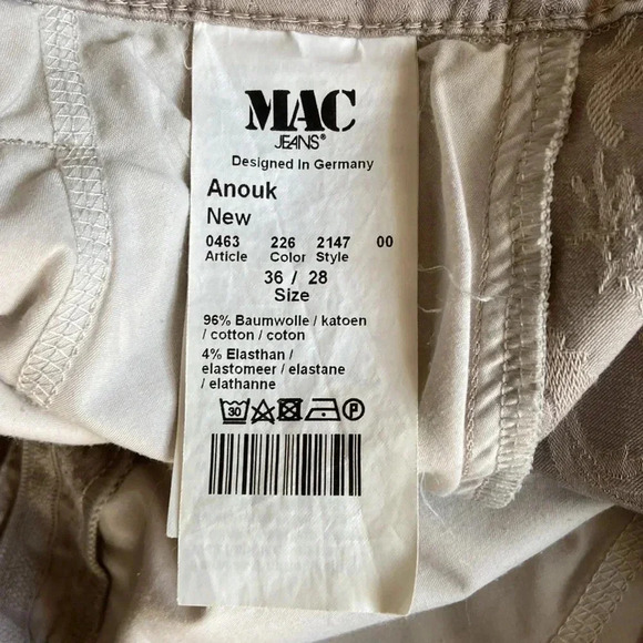 Mac Anouk  Trouser in Taupe - Picture 5 of 8